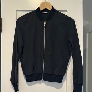 American Apparel Black Varsity Jacket
